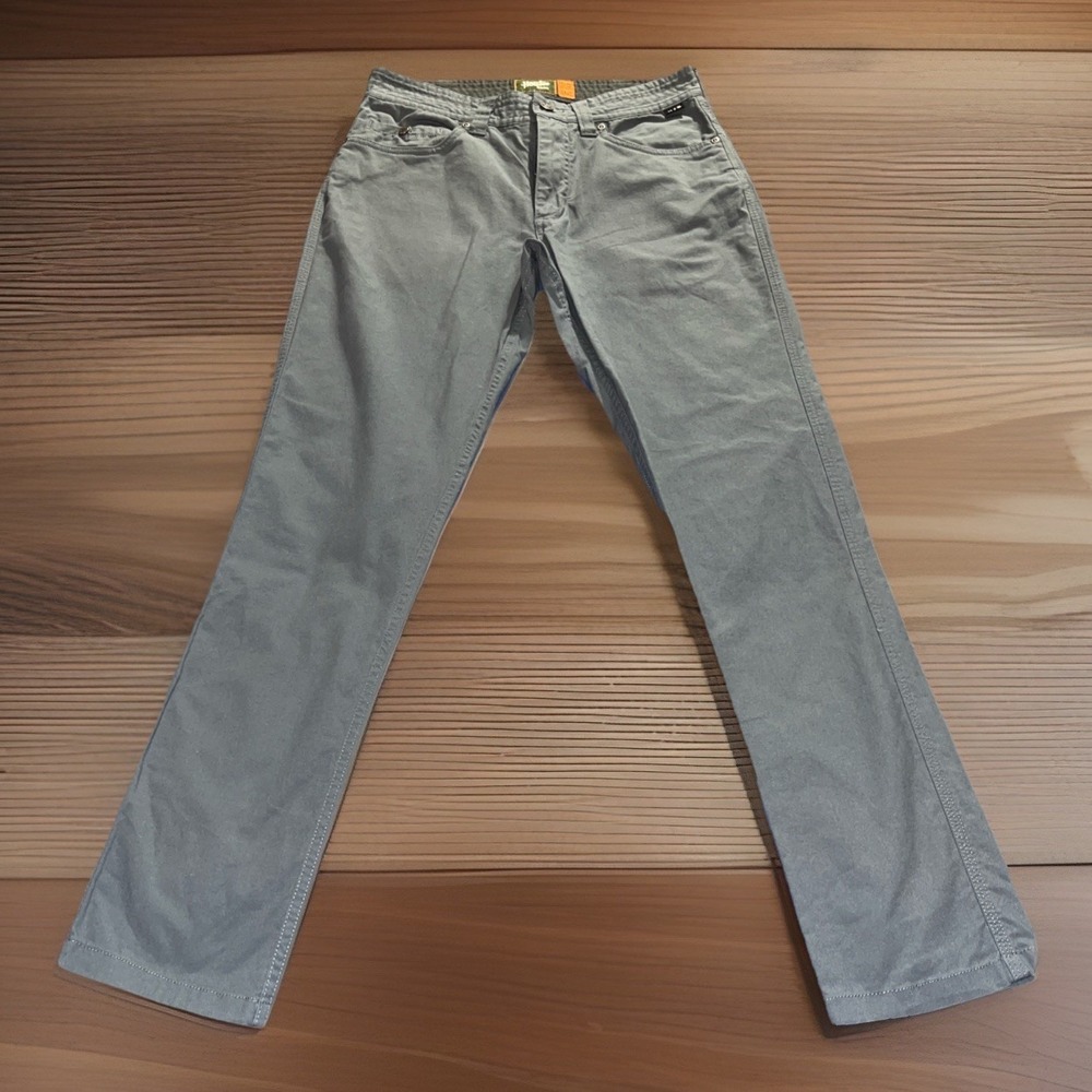 Howler Brothers Frontside 5 Pocket Pants Canvas Men 30x32 Cordura Stretch Gray
